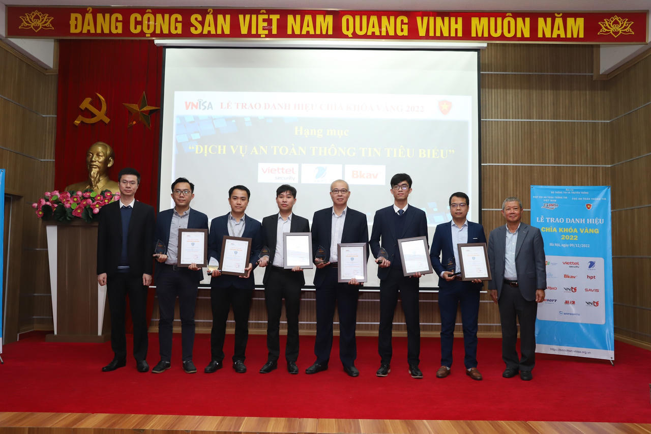 Trao tặng danh hiệu “Chìa khóa vàng” 2022 cho 26 sản phẩm, dịch vụ an toàn thông tin
