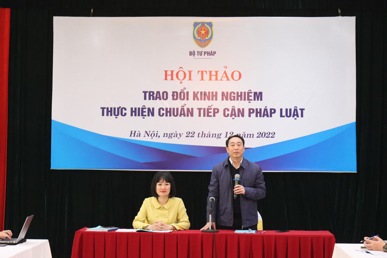 Nâng cao hiệu quả đánh giá, công nhận địa phương đạt chuẩn tiếp cận pháp luật