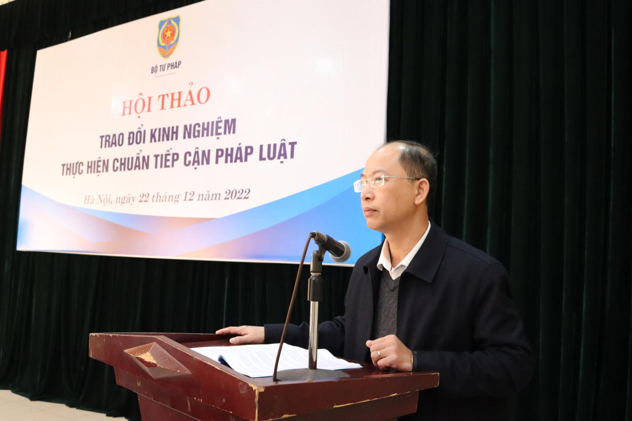 Nâng cao hiệu quả đánh giá, công nhận địa phương đạt chuẩn tiếp cận pháp luật