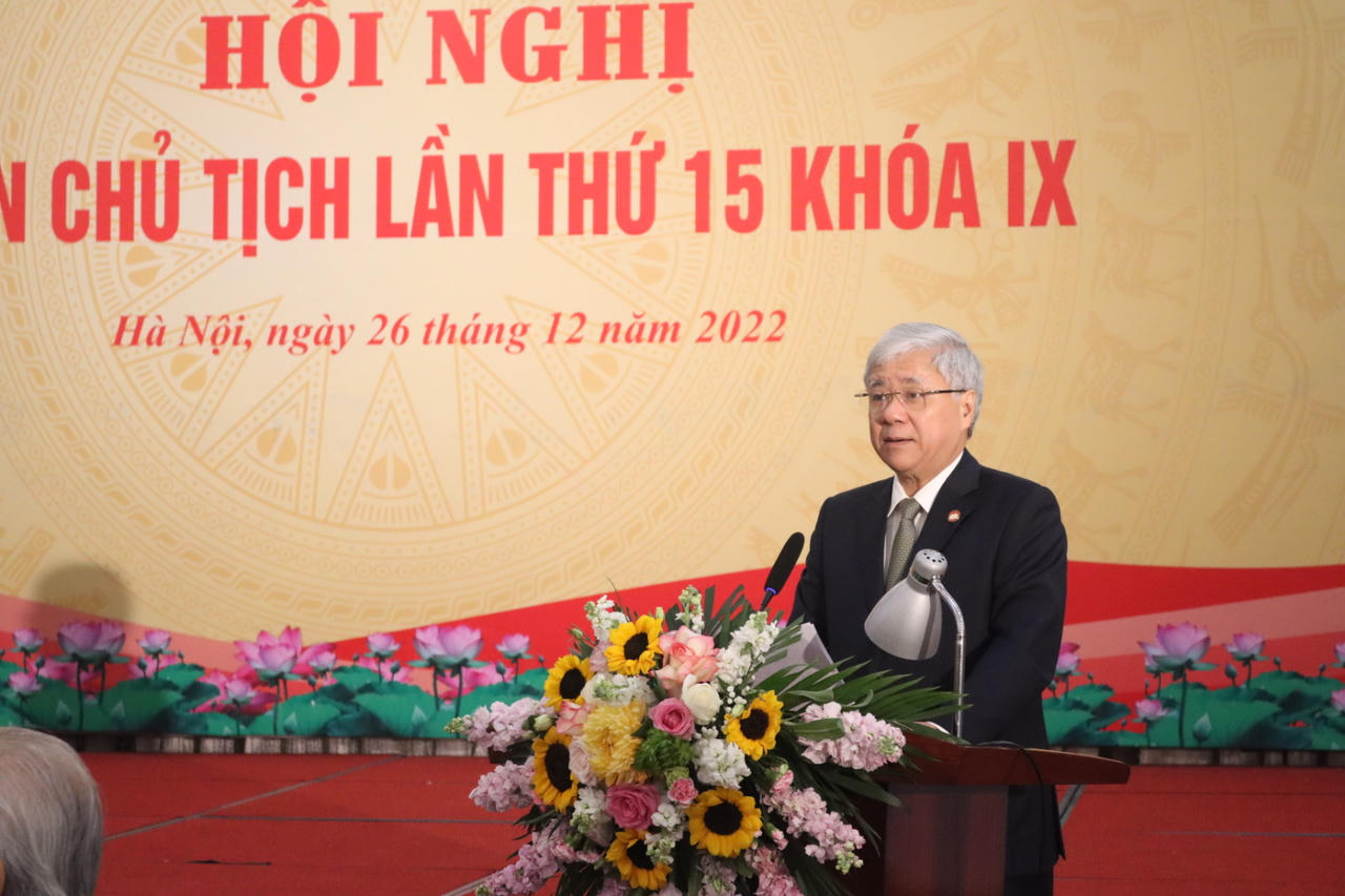 Khai mạc Hội nghị Đoàn Chủ tịch Ủy ban Trung ương Mặt trận Tổ quốc Việt Nam lần thứ 15, khóa IX