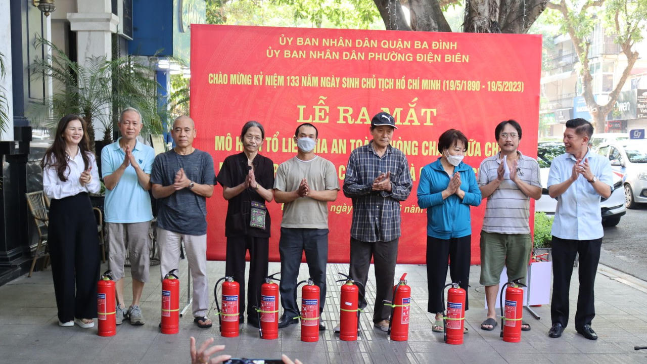 Phường Điện Biên (quận Ba Đình): Chú trọng phương châm 4 tại chỗ trong phòng cháy, chữa cháy