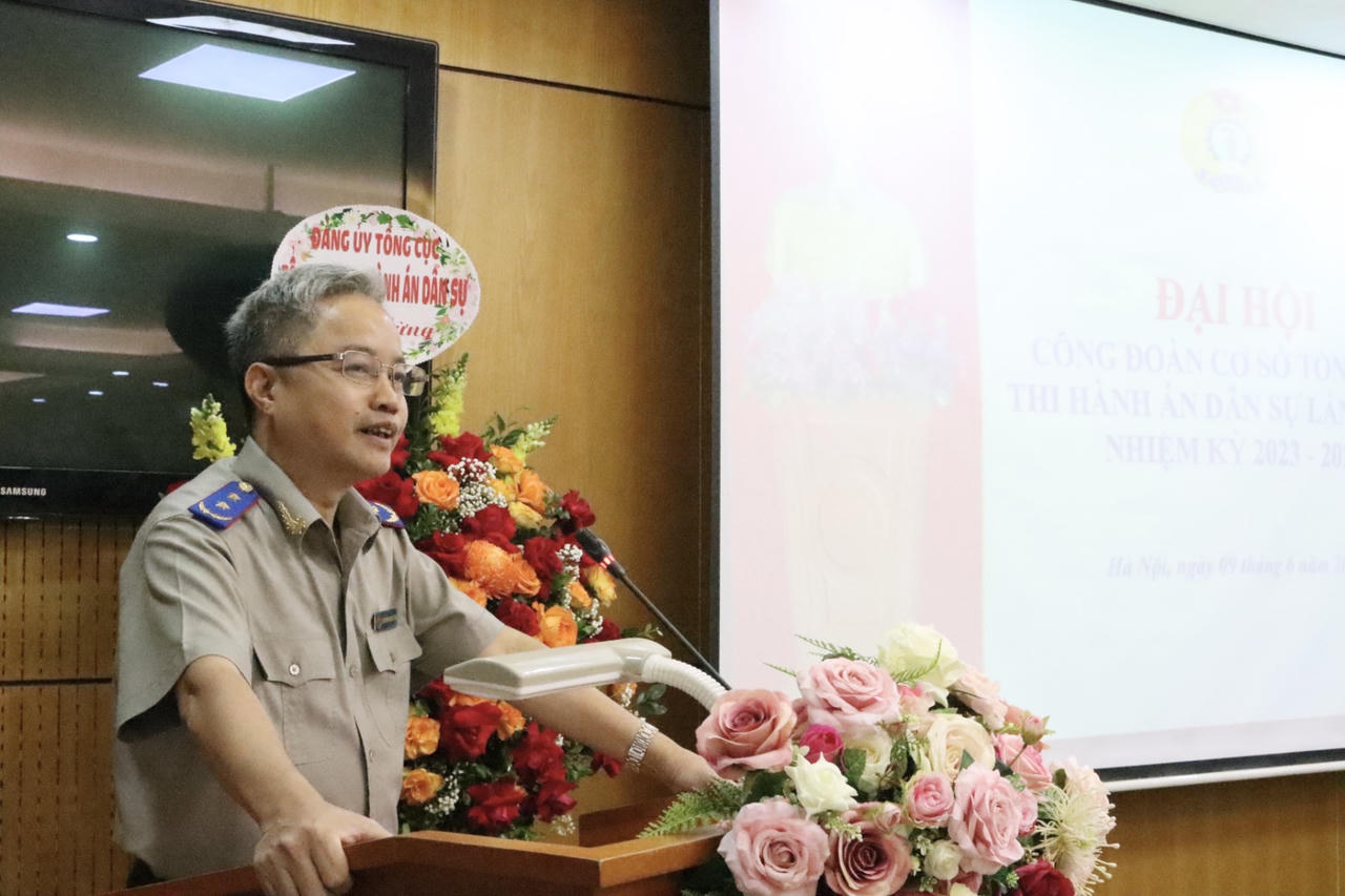 Đại hội Công đoàn cơ sở Tổng cục Thi hành án dân sự