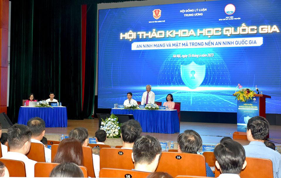 Hội thảo khoa học quốc gia 'An ninh mạng và Mật mã trong nền an ninh quốc gia'