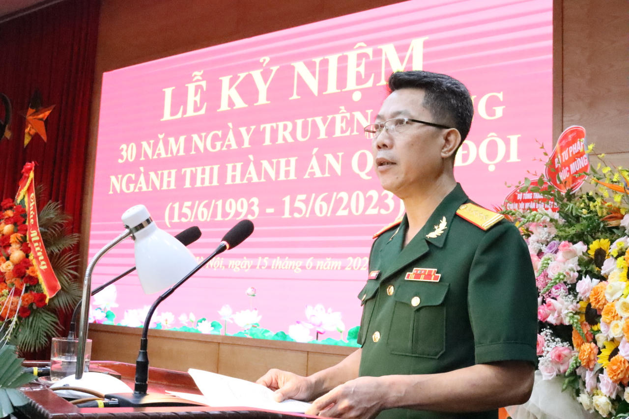 Tiếp tục phát huy vai trò của ngành Thi hành án Quân đội