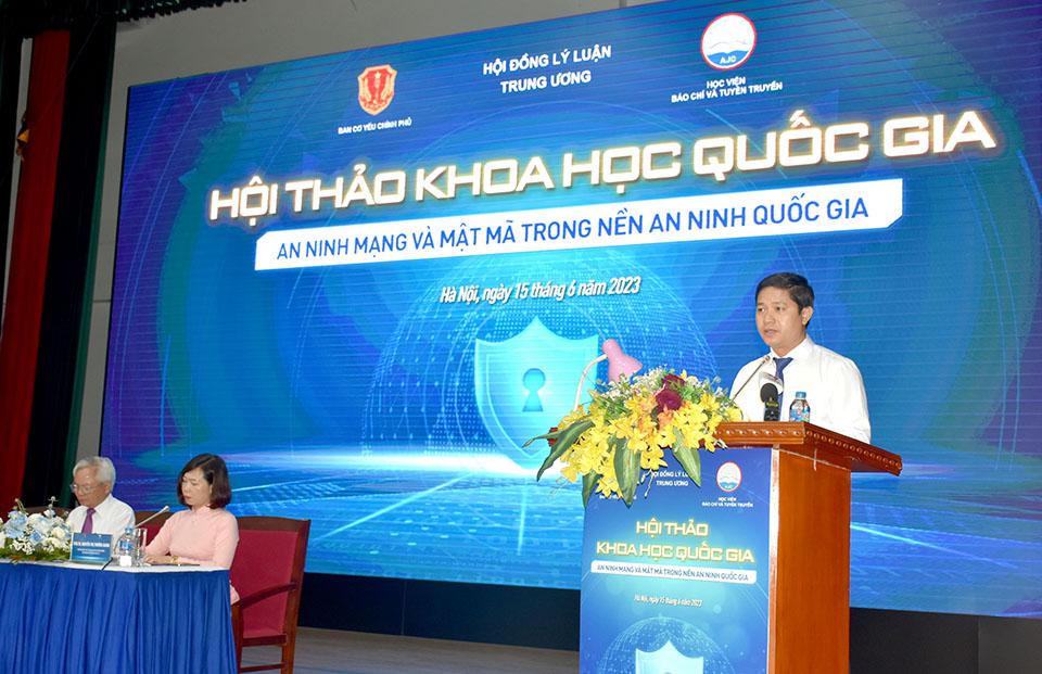 Hội thảo khoa học quốc gia 'An ninh mạng và Mật mã trong nền an ninh quốc gia'