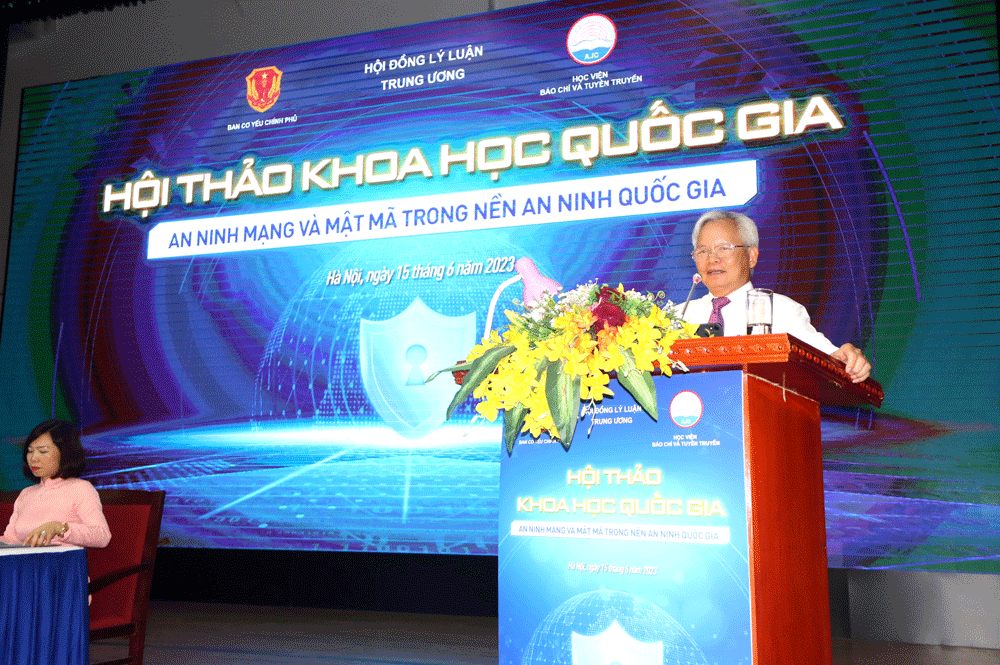 Hội thảo khoa học quốc gia 'An ninh mạng và Mật mã trong nền an ninh quốc gia'