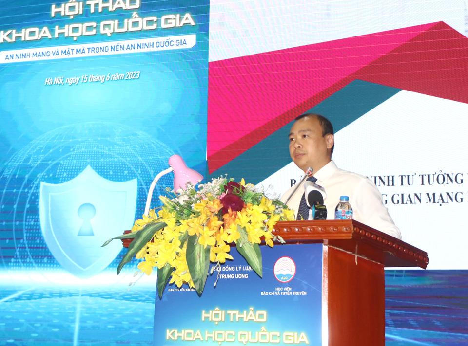 Hội thảo khoa học quốc gia 'An ninh mạng và Mật mã trong nền an ninh quốc gia'