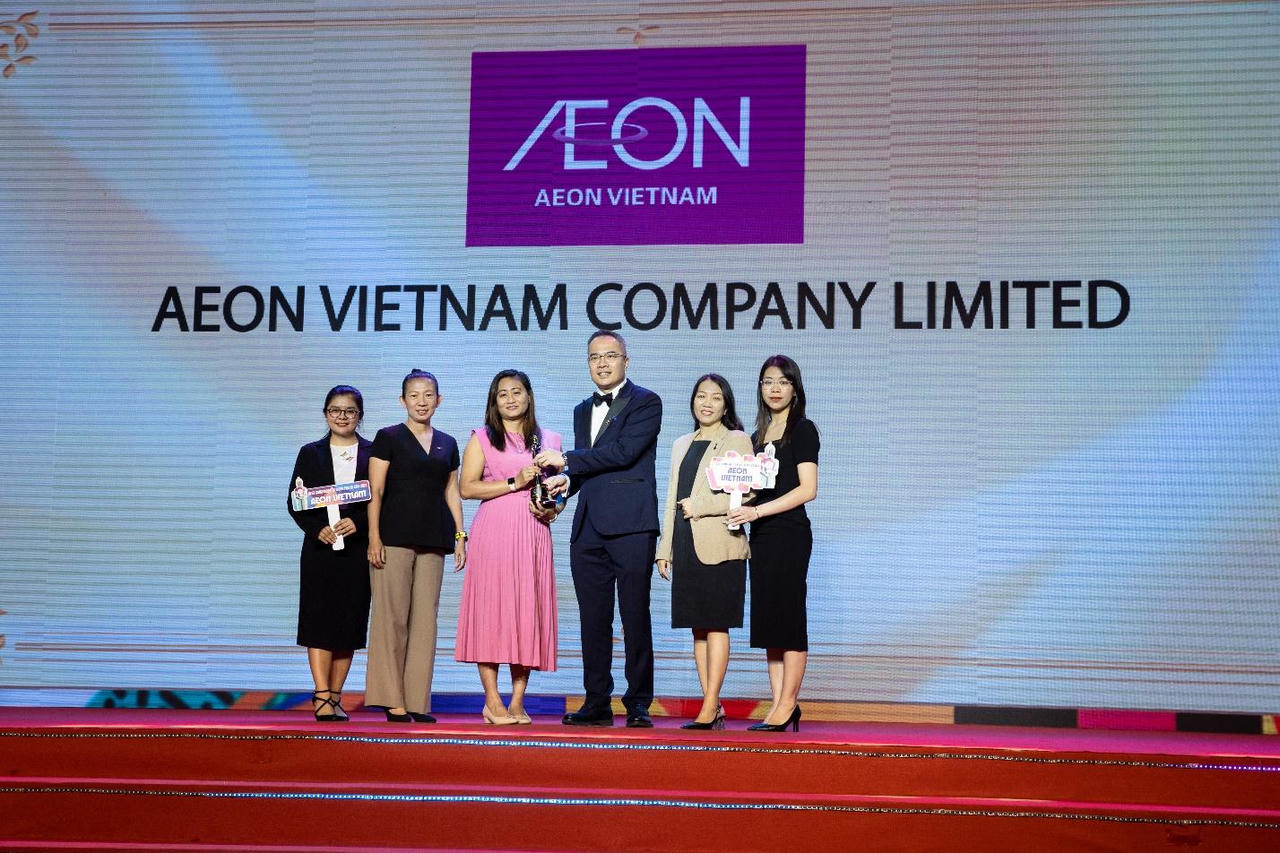 AEON Việt Nam là nhà bán lẻ duy nhất 5 năm liền vào top 'Nơi làm việc tốt nhất Châu Á'