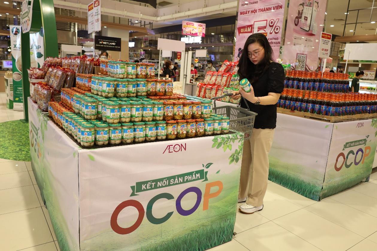 AEON Việt Nam tổ chức Hội chợ OCOP trên toàn hệ thống Trung tâm Bách hóa tổng hợp và siêu thị, kết nối sản phẩm đặc trưng của các địa phương đến người tiêu dùng