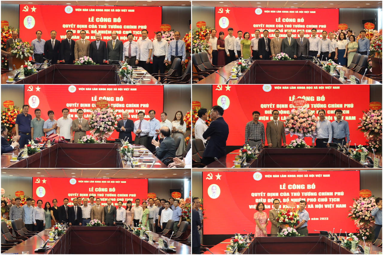 Công bố Quyết định của Thủ tướng bổ nhiệm Phó Chủ tịch Viện Hàn lâm Khoa học xã hội Việt Nam