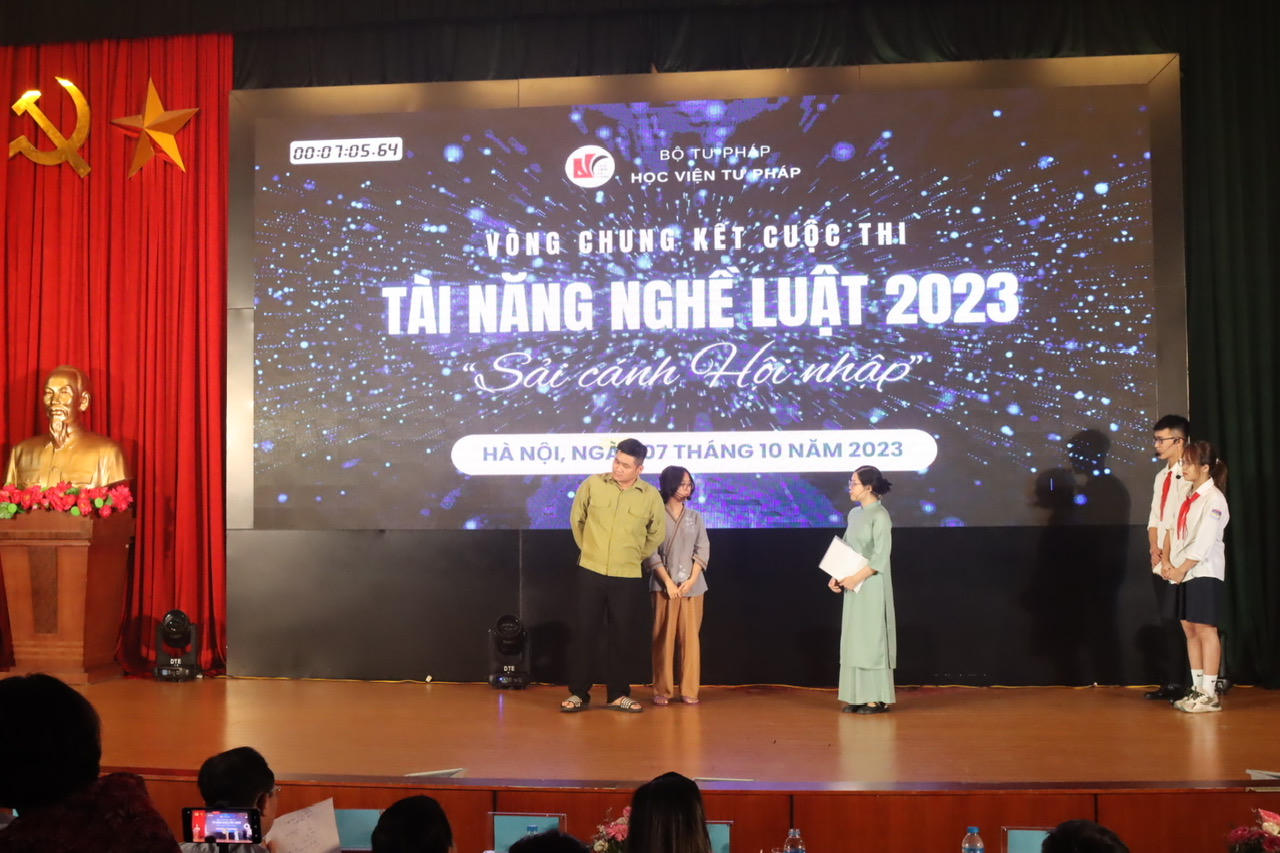 Chung kết cuộc thi Tài năng nghề luật 2023 với chủ đề “Sải cánh hội nhập”