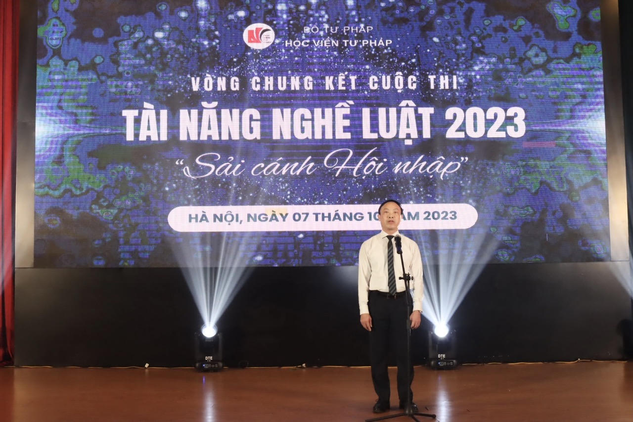 Chung kết cuộc thi Tài năng nghề luật 2023 với chủ đề “Sải cánh hội nhập”
