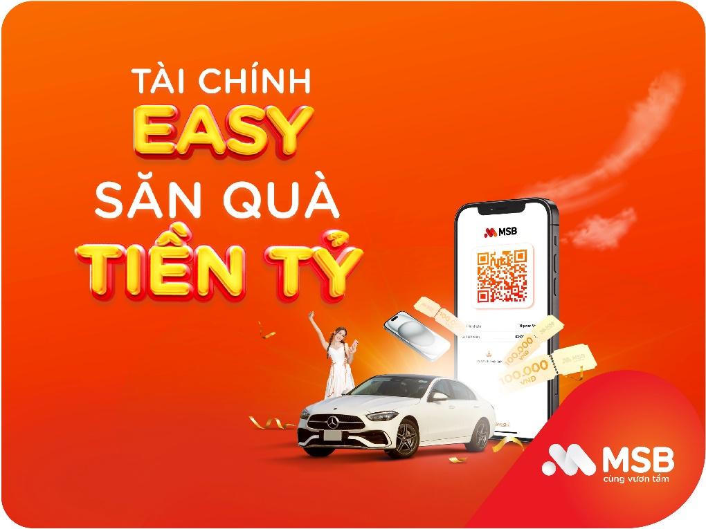 Cơ hội rinh Mercedes tiền tỷ khi quét QR cùng MSB