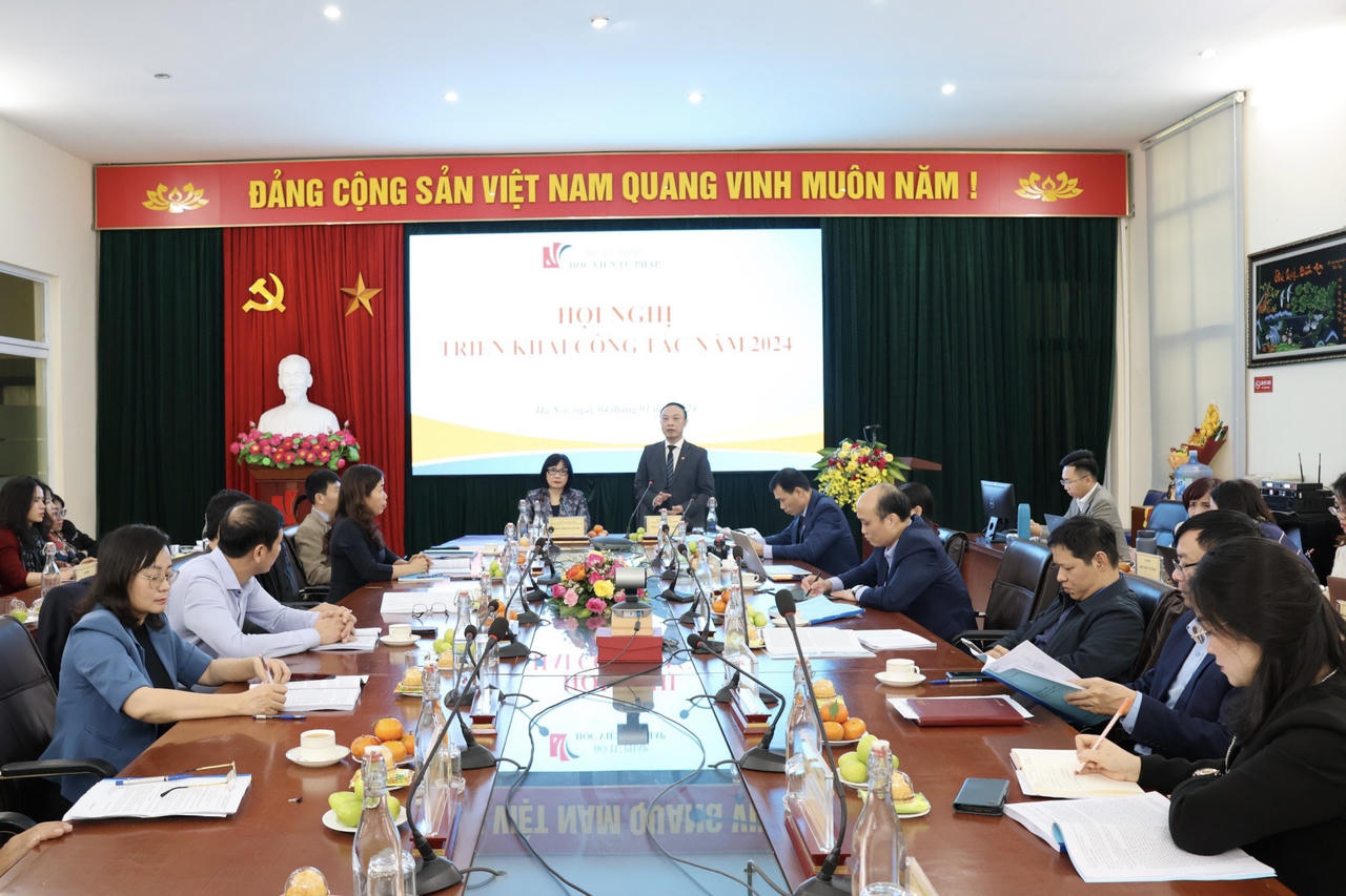 Học viện Tư pháp: Chú trọng nâng cao chất lượng và quy mô đào tạo nhân lực pháp luật chất lượng cao