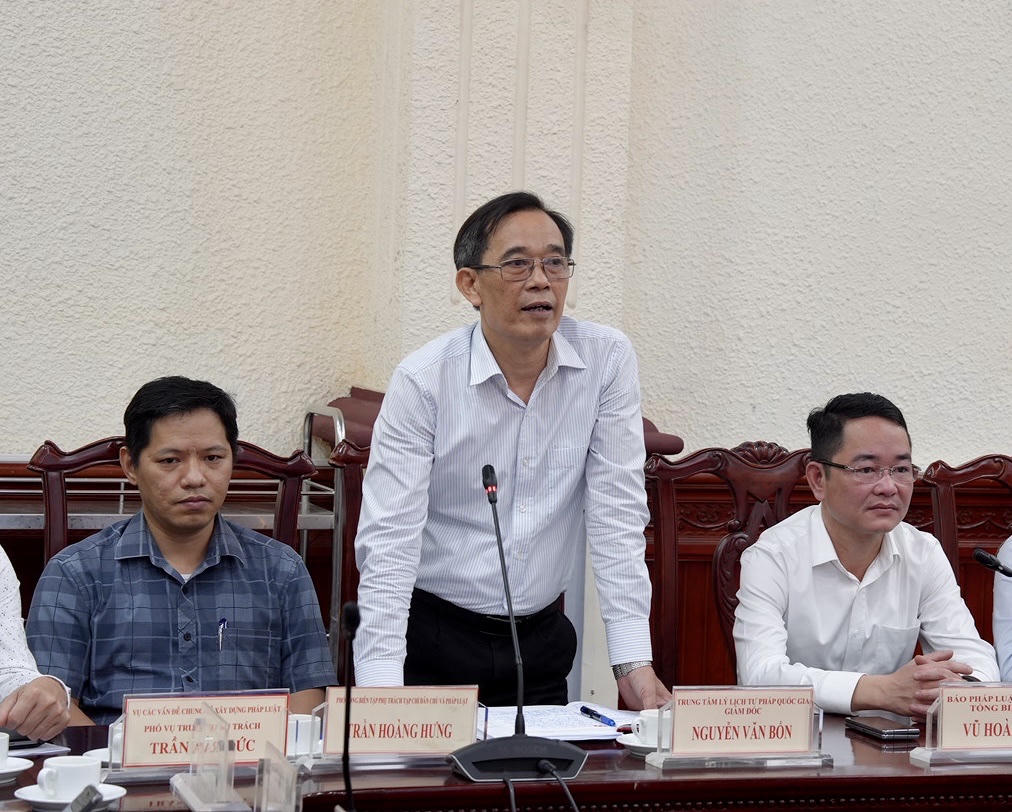 Bộ Tư pháp trao Quyết định bổ nhiệm Giám đốc Trung tâm Lý lịch tư pháp quốc gia