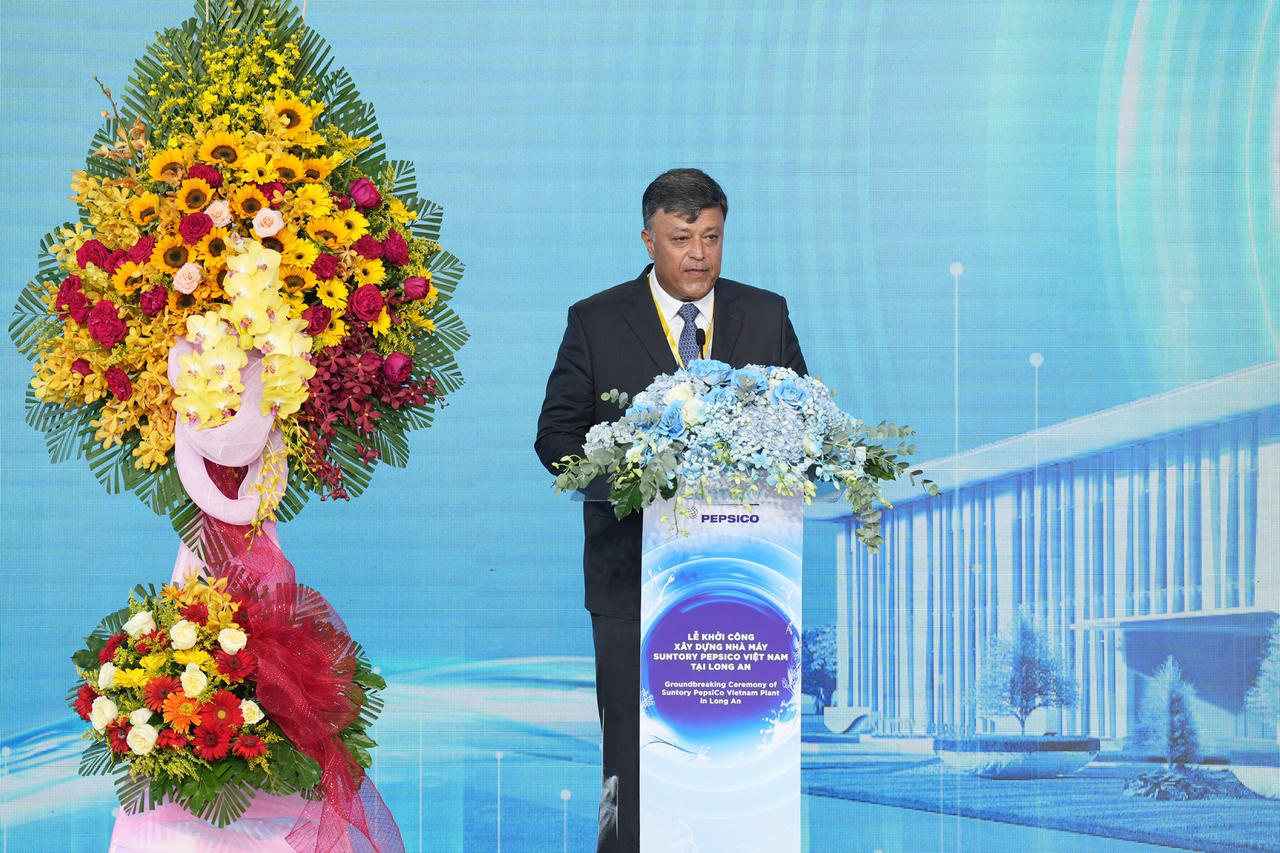 Suntory PepsiCo Việt Nam khởi công xây dựng nhà máy thứ 6 tại Long An