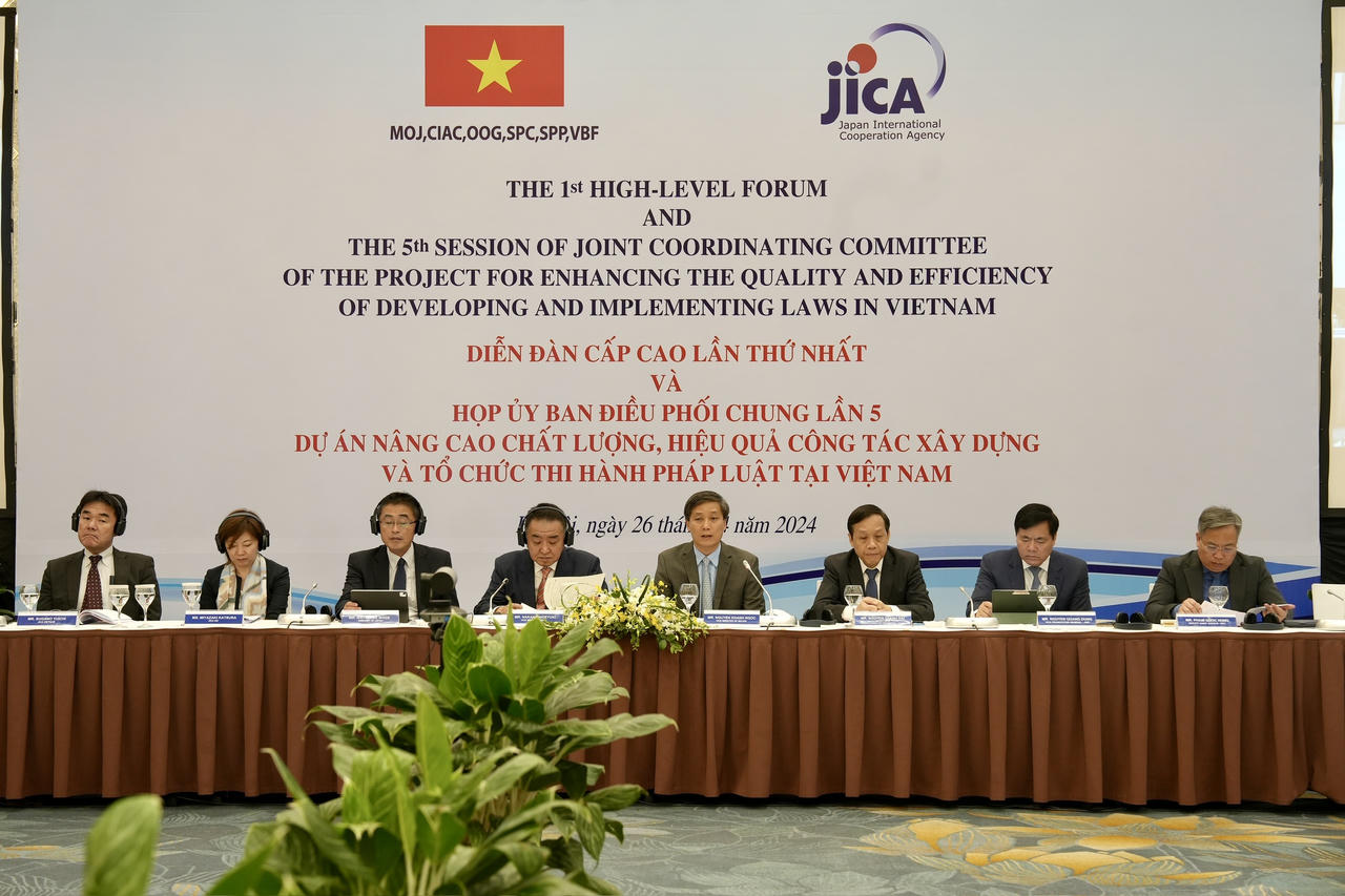 Diễn đàn cấp cao Việt Nam – Nhật Bản: Thúc đẩy hợp tác pháp luật và tư pháp trong khuôn khổ Dự án JICA