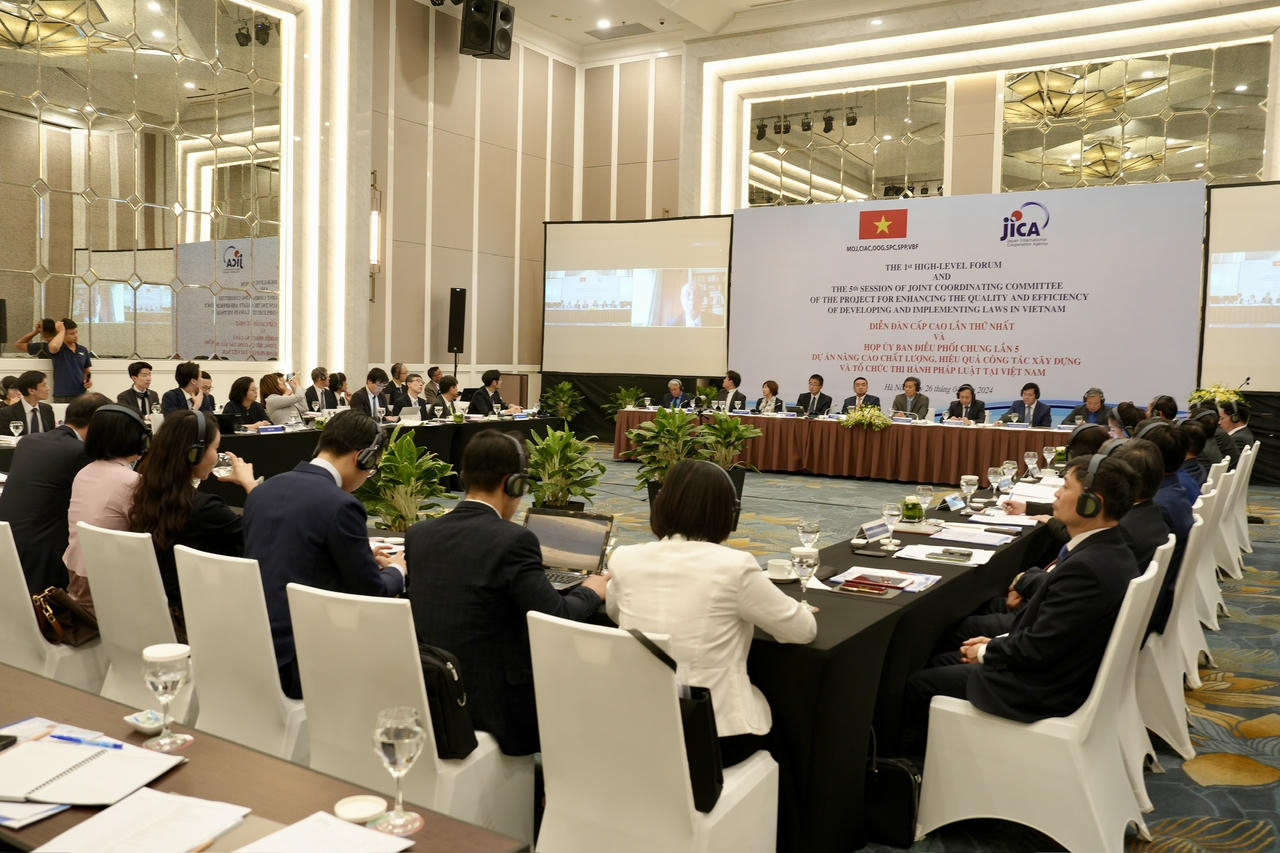 Diễn đàn cấp cao Việt Nam – Nhật Bản: Thúc đẩy hợp tác pháp luật và tư pháp trong khuôn khổ Dự án JICA