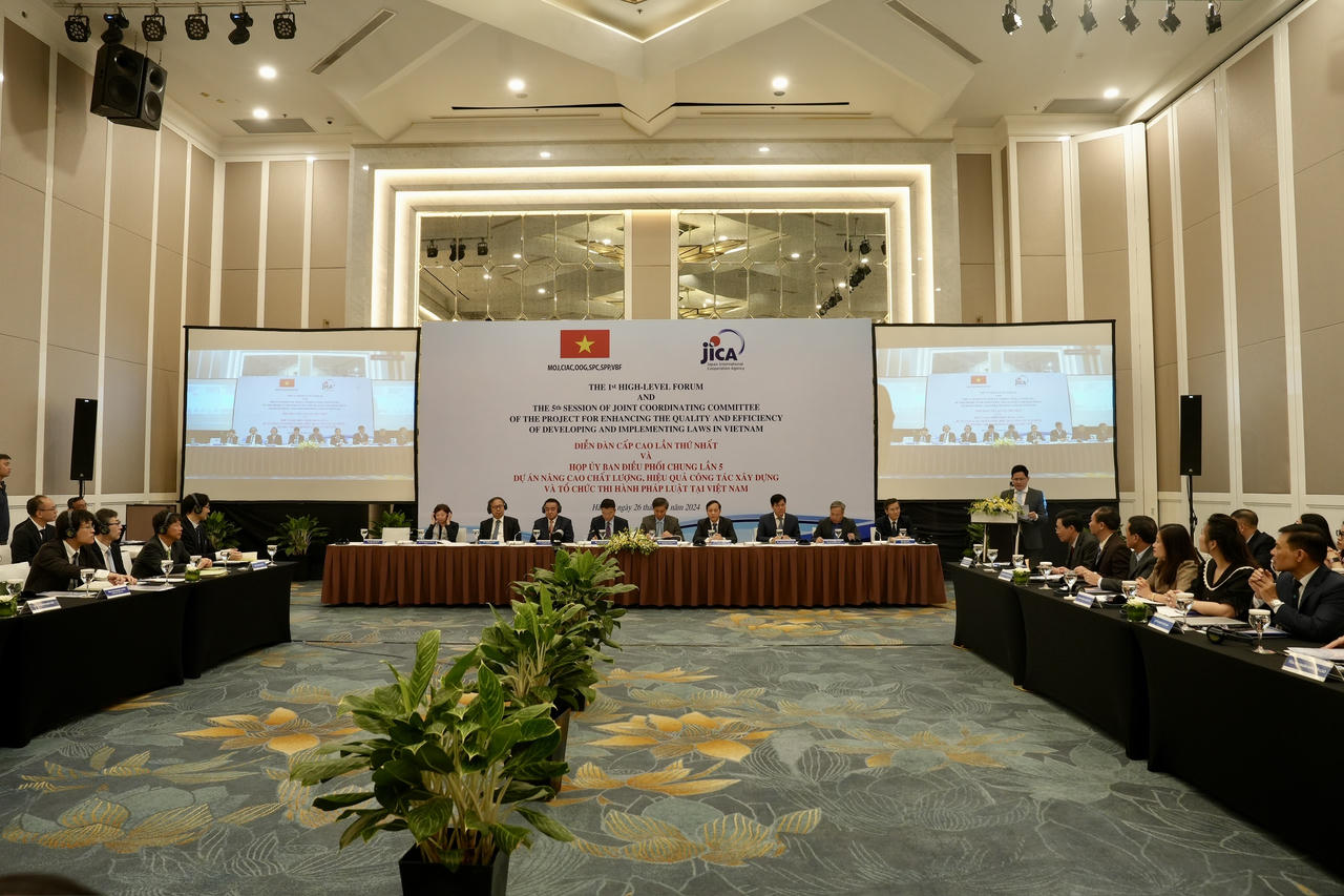 Diễn đàn cấp cao Việt Nam – Nhật Bản: Thúc đẩy hợp tác pháp luật và tư pháp trong khuôn khổ Dự án JICA