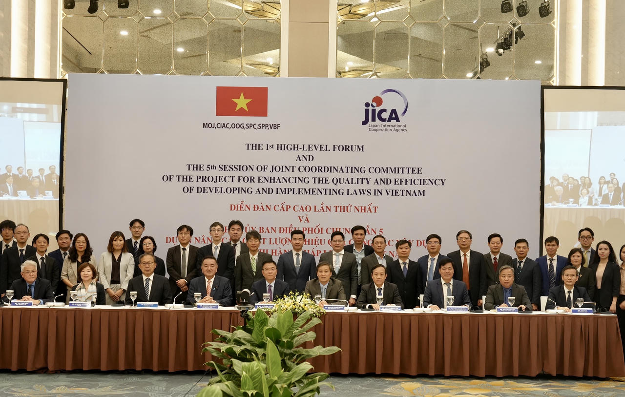 Diễn đàn cấp cao Việt Nam – Nhật Bản: Thúc đẩy hợp tác pháp luật và tư pháp trong khuôn khổ Dự án JICA