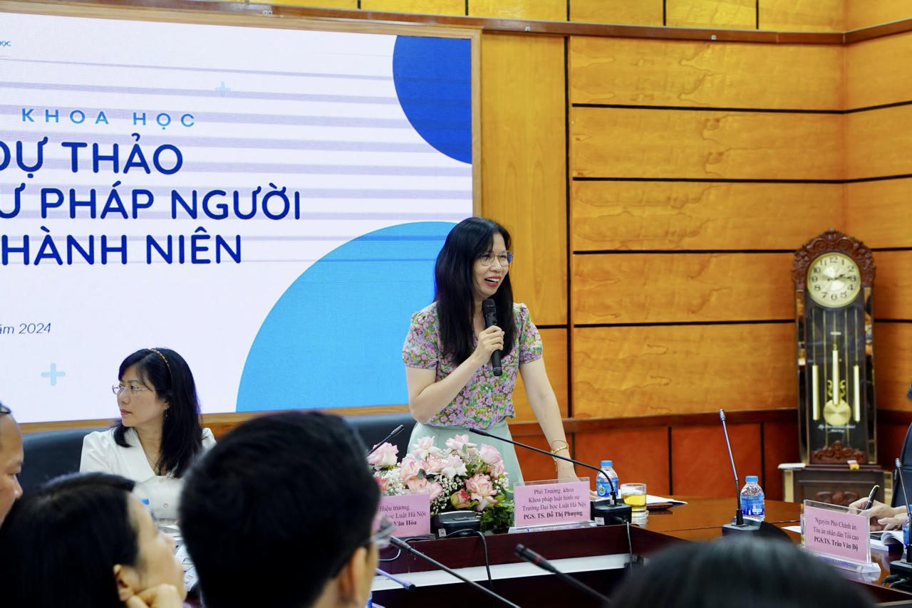 Hội thảo khoa học "Góp ý dự thảo Luật Tư pháp người chưa thành niên"