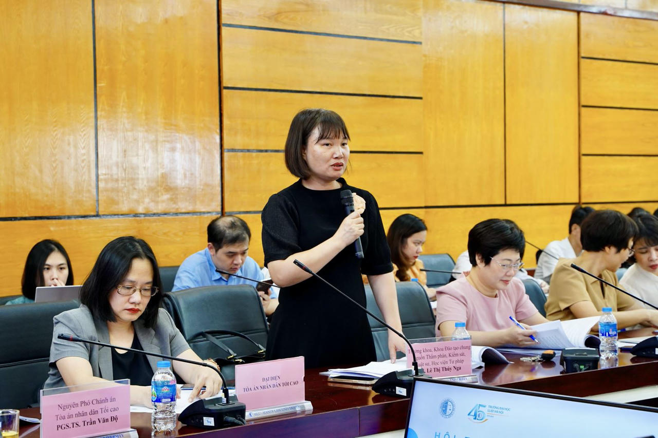 Hội thảo khoa học "Góp ý dự thảo Luật Tư pháp người chưa thành niên"