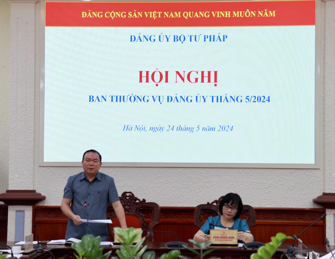 Đảng ủy Bộ Tư pháp đạt nhiều kết quả công tác quan trọng trong tháng 5/2024
