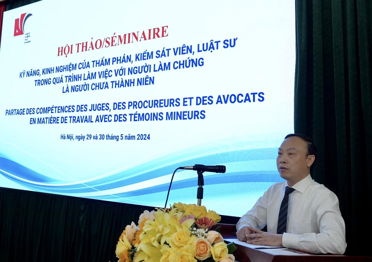 Học viện Tư pháp: Bồi dưỡng kiến thức, kỹ năng làm việc với người chưa thành niên