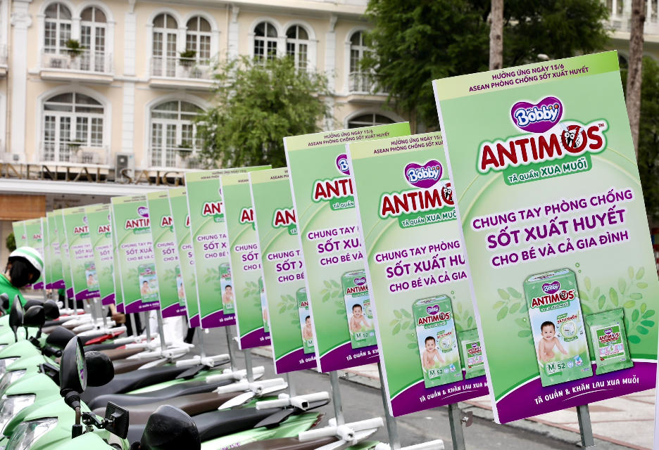 Diana unicharm tích cực ra quân hưởng ứng Ngày ASEAN phòng chống sốt xuất huyết