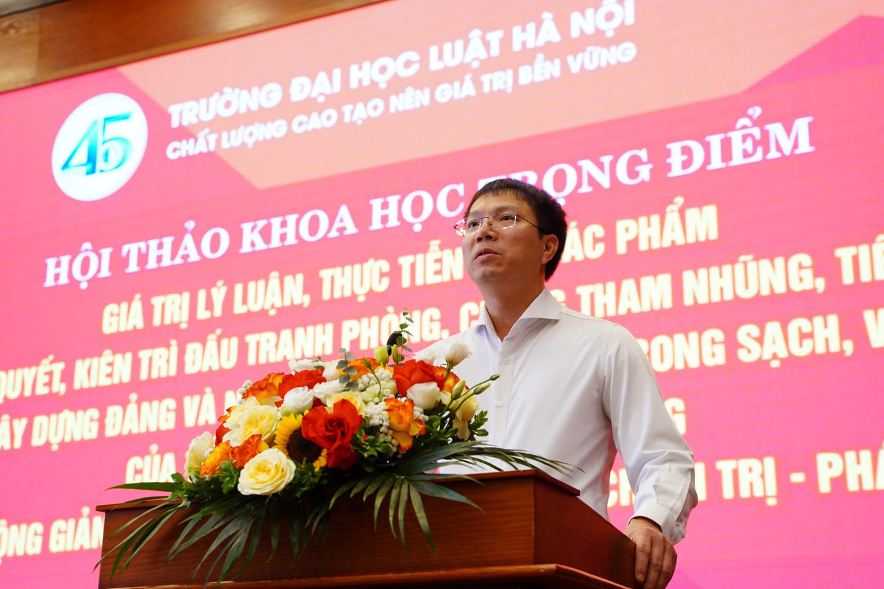 Công tác phòng, chống tham nhũng, tiêu cực đối với hoạt động giảng dạy và nghiên cứu khoa học chính trị