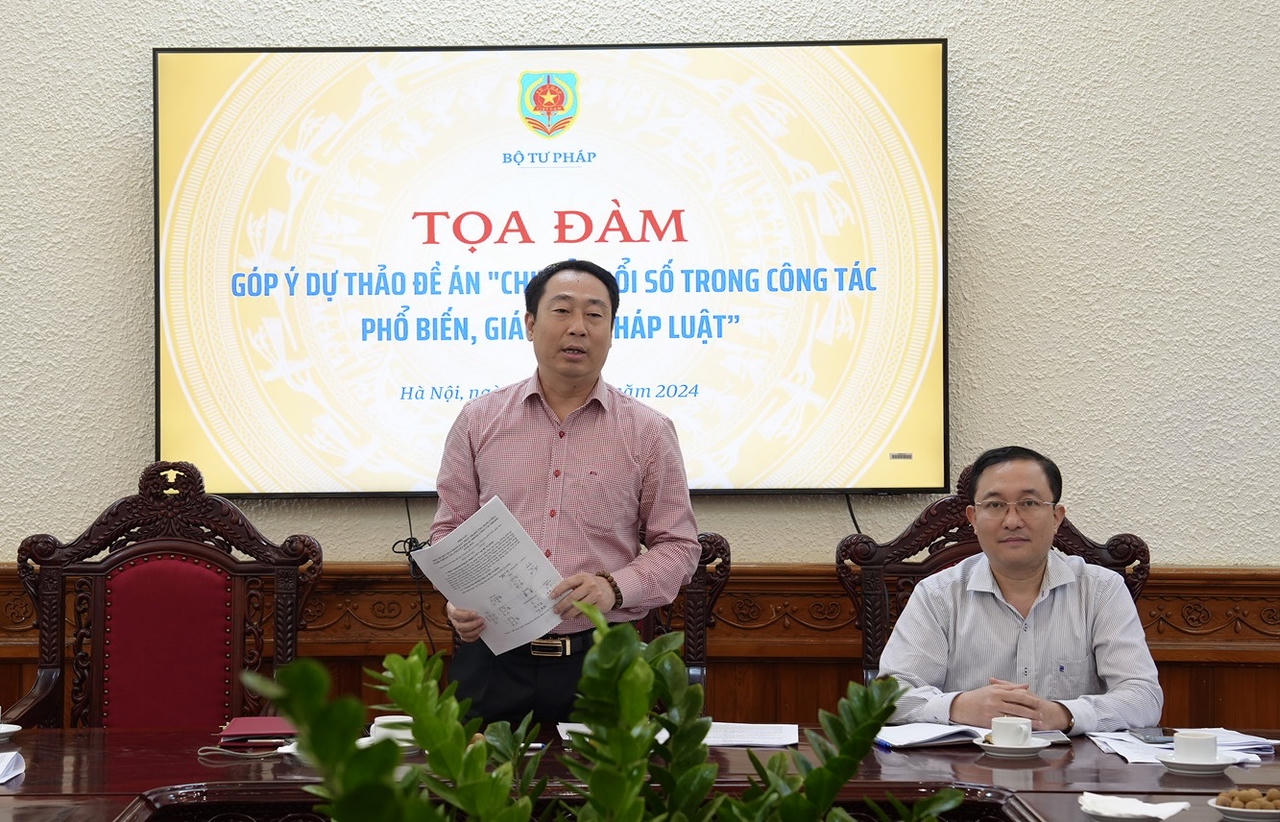 Tăng cường ứng dụng chuyển đổi số trong phổ biến, giáo dục pháp luật