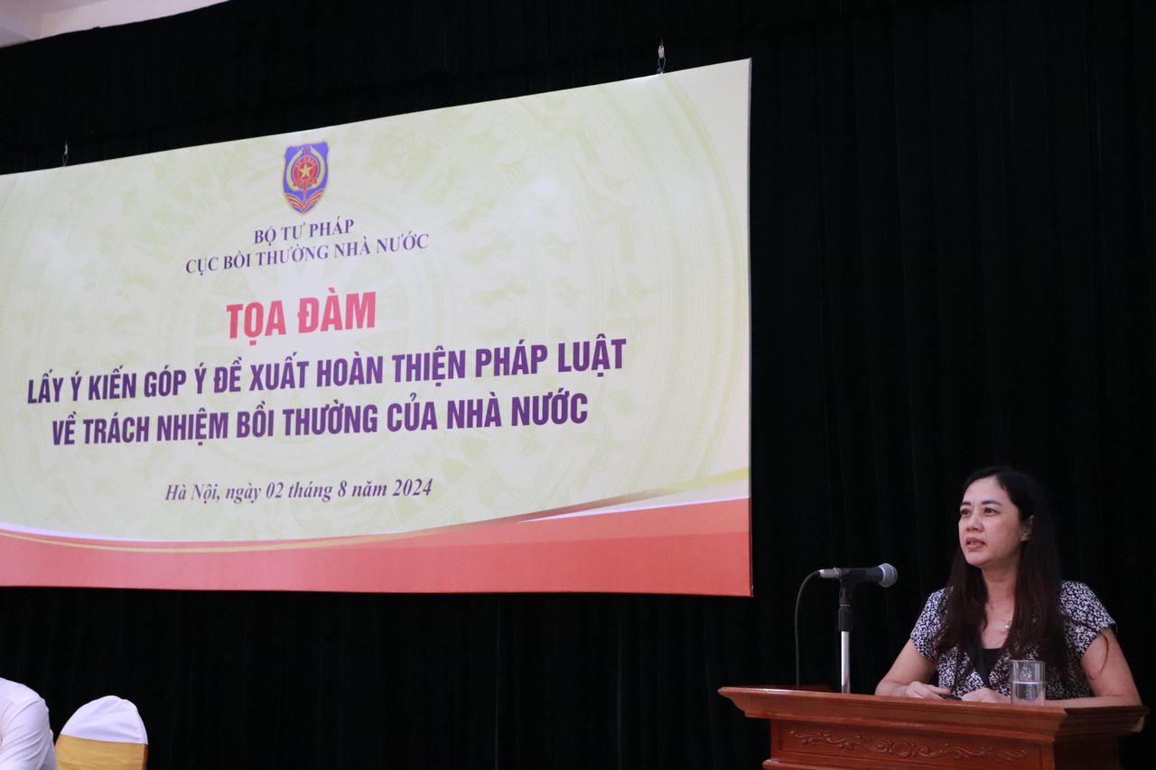 Tọa đàm góp ý đề xuất hoàn thiện chính sách, pháp luật về trách nhiệm bồi thường của Nhà nước