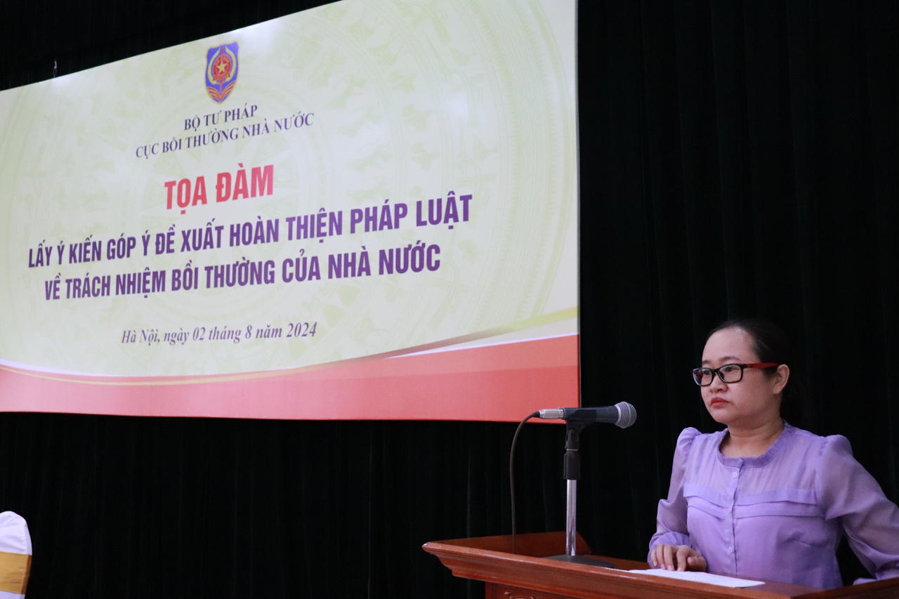 Tọa đàm góp ý đề xuất hoàn thiện chính sách, pháp luật về trách nhiệm bồi thường của Nhà nước