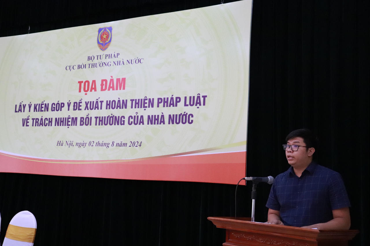 Tọa đàm góp ý đề xuất hoàn thiện chính sách, pháp luật về trách nhiệm bồi thường của Nhà nước