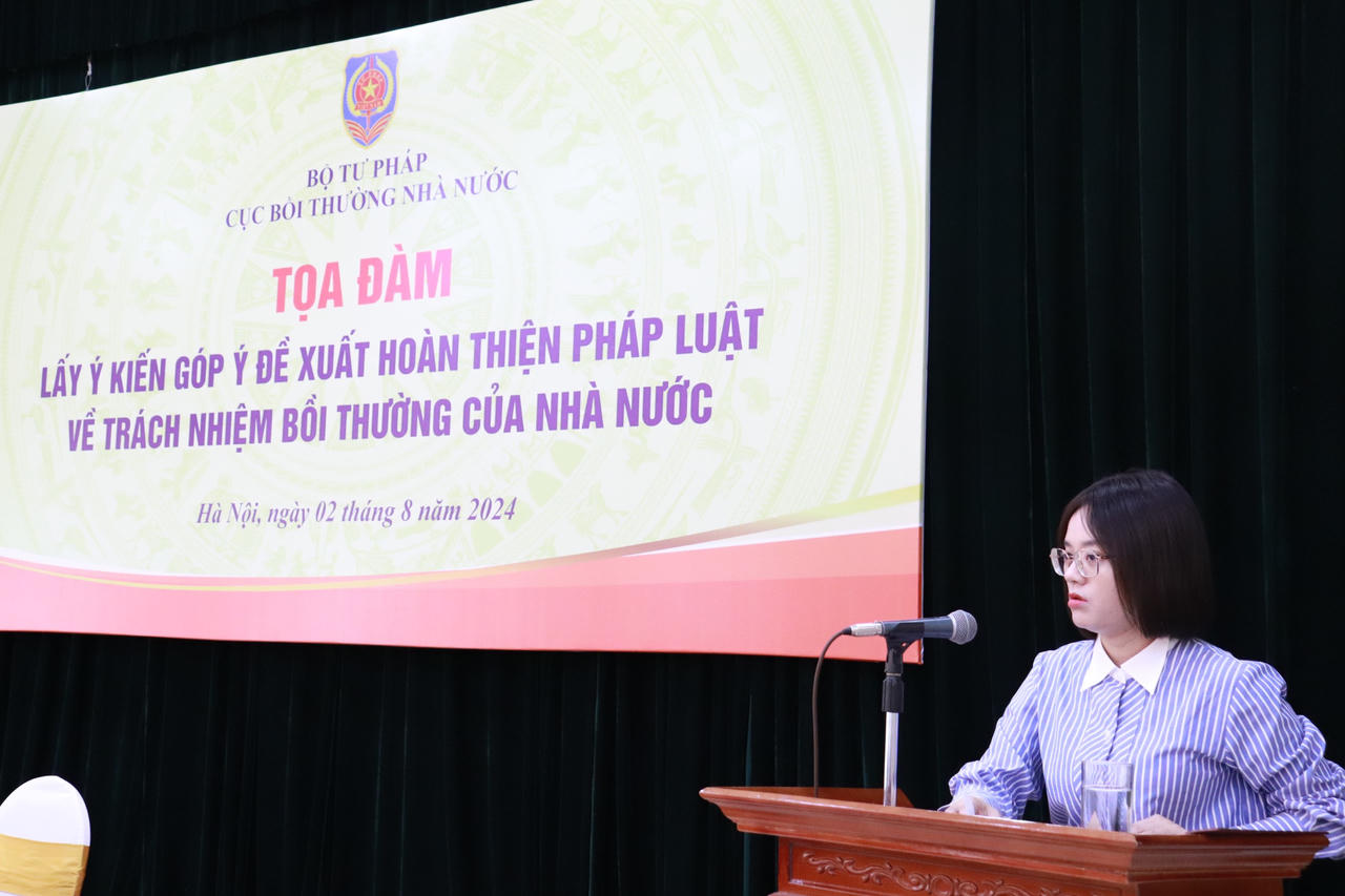 Tọa đàm góp ý đề xuất hoàn thiện chính sách, pháp luật về trách nhiệm bồi thường của Nhà nước