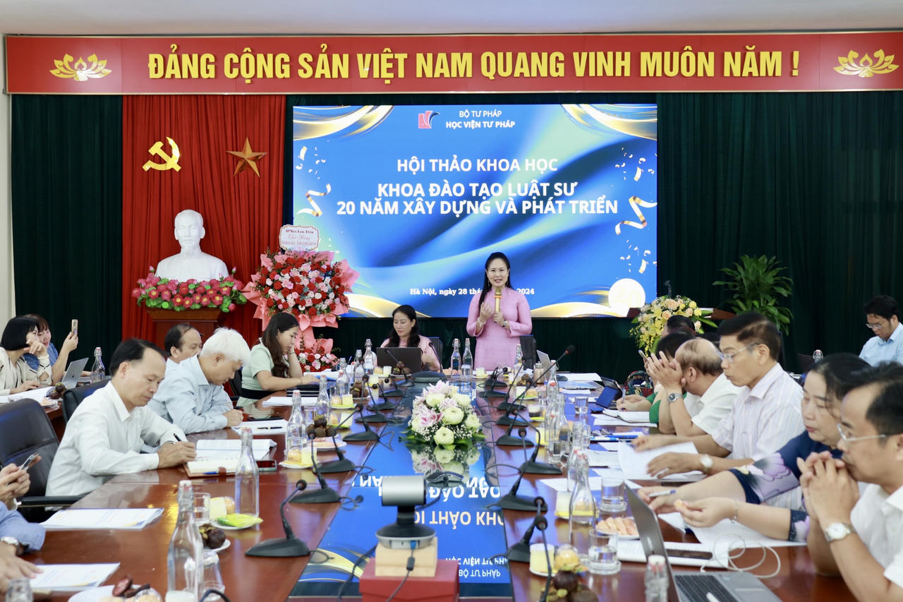 Khoa Đào tạo Luật sư, Học viện Tư pháp: 20 năm xây dựng và phát triển