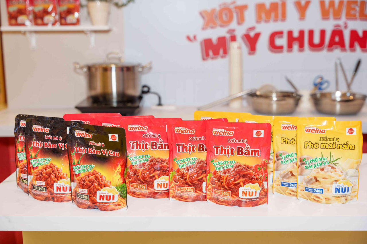 Thương hiệu Nisshin Seifun Welna ra mắt xốt mì ý, xốt nấu cơm và bột trộn sẵn