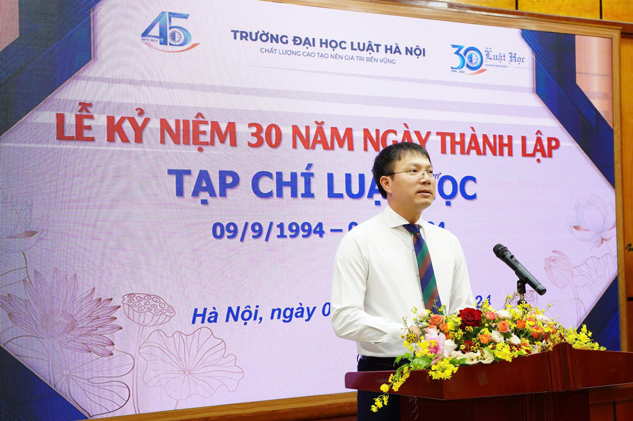 Tạp chí Luật học kỷ niệm 30 năm ngày thành lập