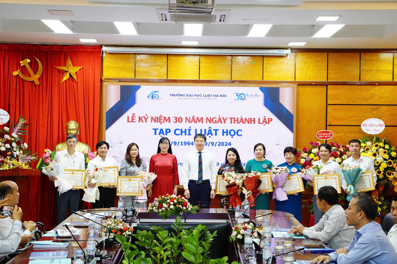 Tạp chí Luật học kỷ niệm 30 năm ngày thành lập