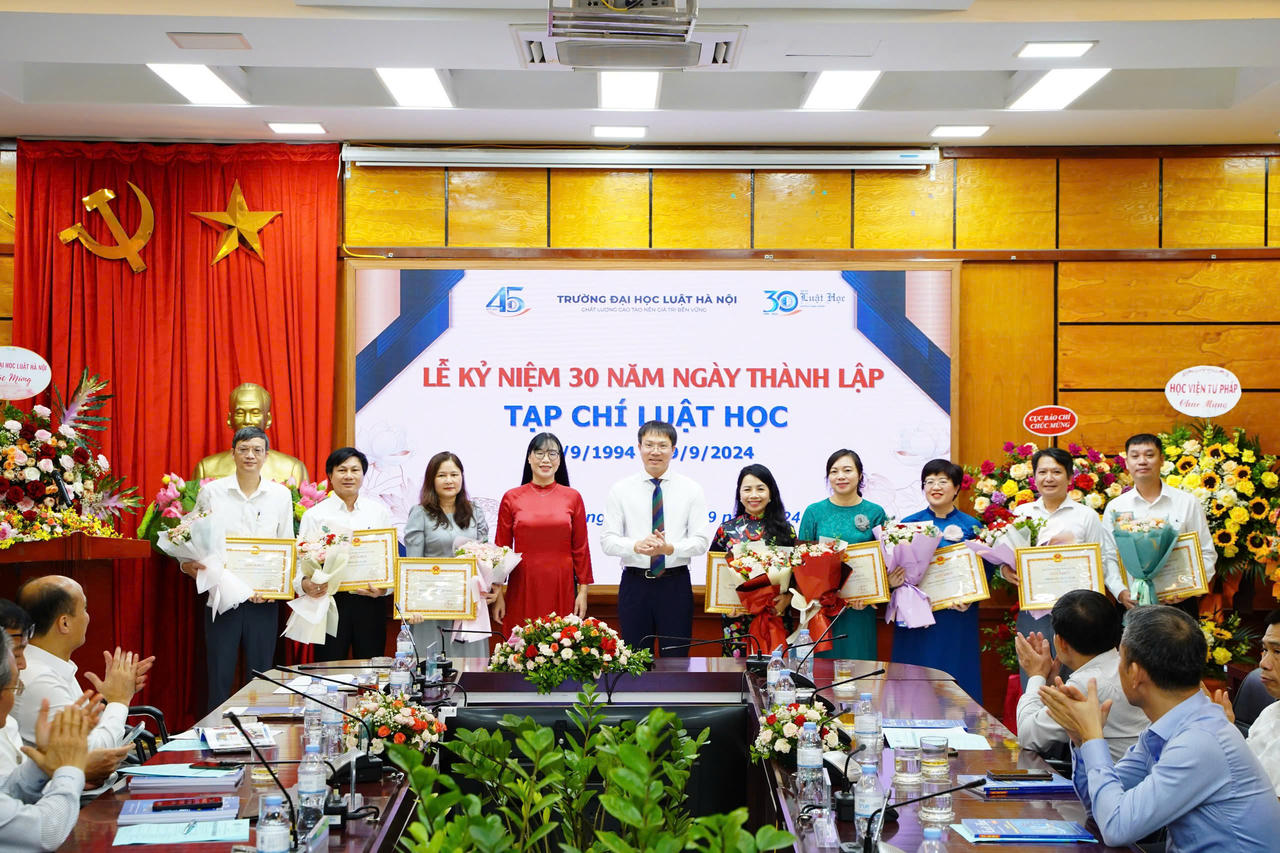 Tạp chí Luật học kỷ niệm 30 năm ngày thành lập