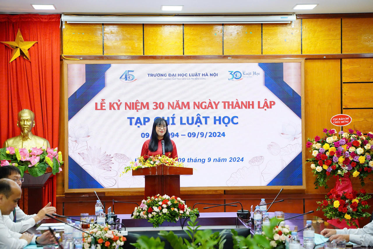 Tạp chí Luật học kỷ niệm 30 năm ngày thành lập