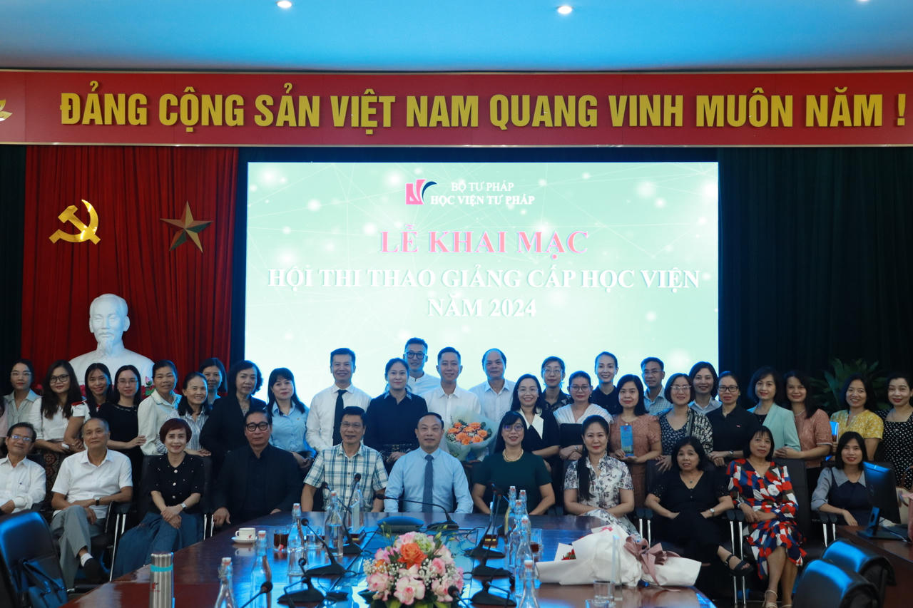 Học viện Tư pháp: Khai mạc Hội thi thao giảng cấp Học viện năm 2024