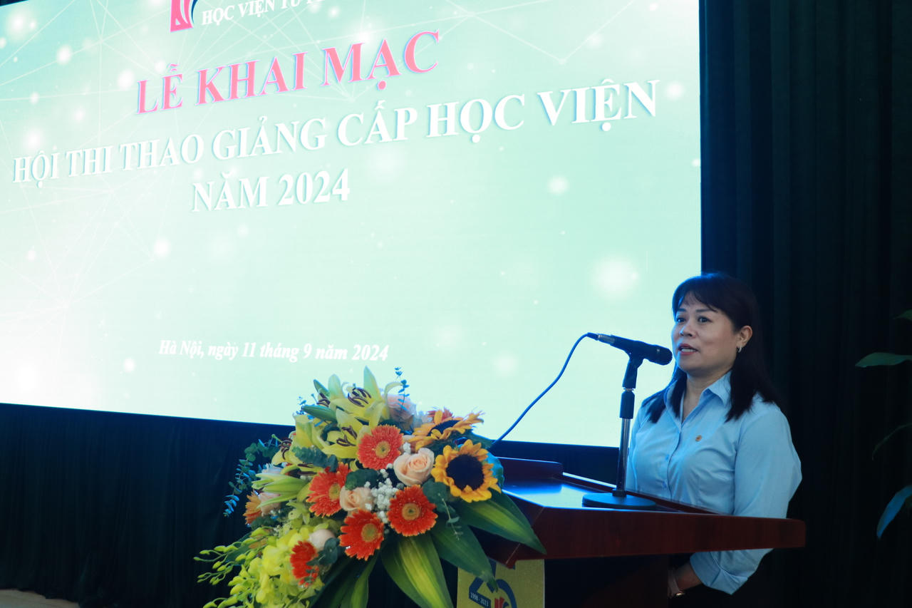 Học viện Tư pháp: Khai mạc Hội thi thao giảng cấp Học viện năm 2024