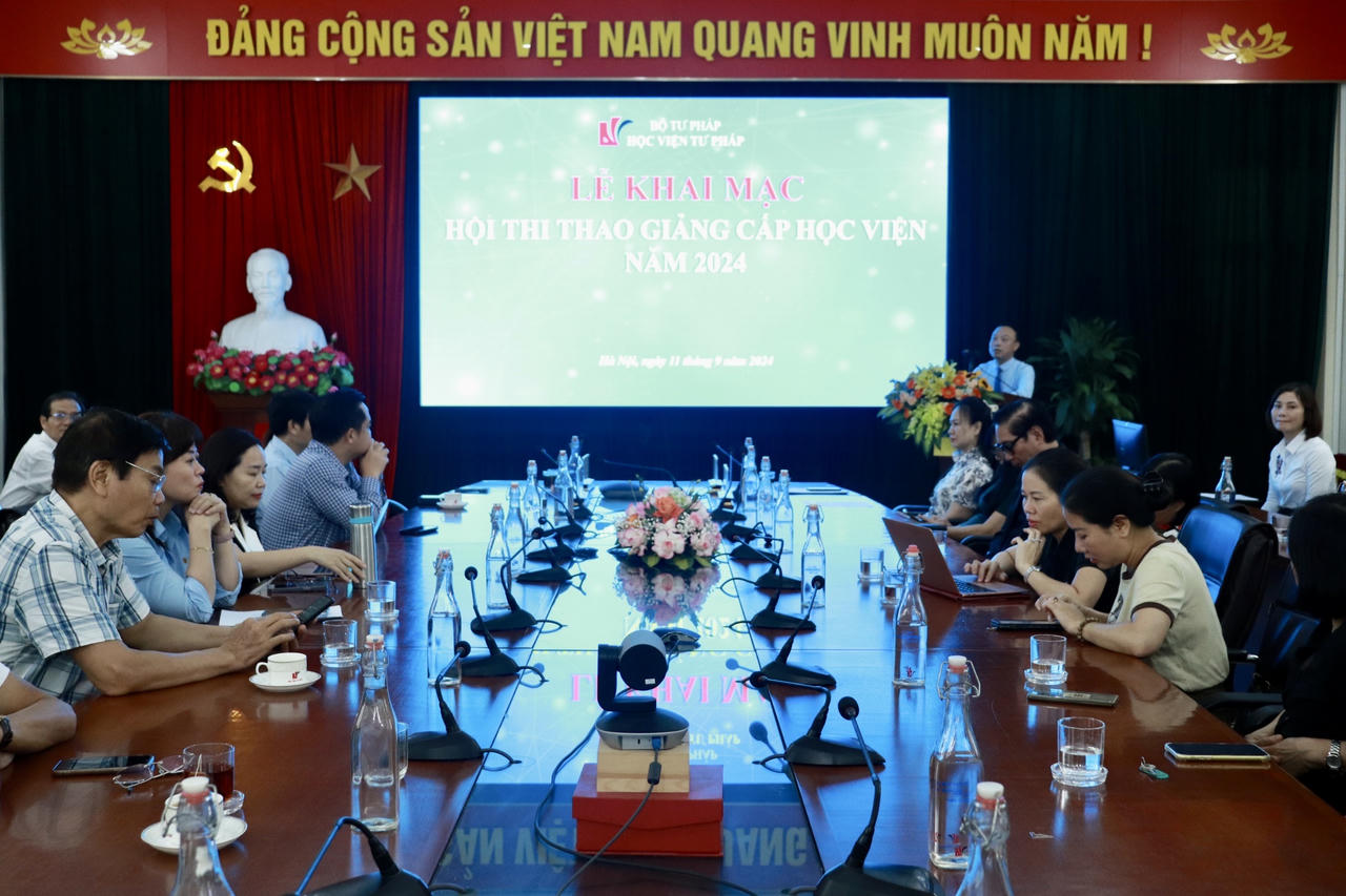 Học viện Tư pháp: Khai mạc Hội thi thao giảng cấp Học viện năm 2024