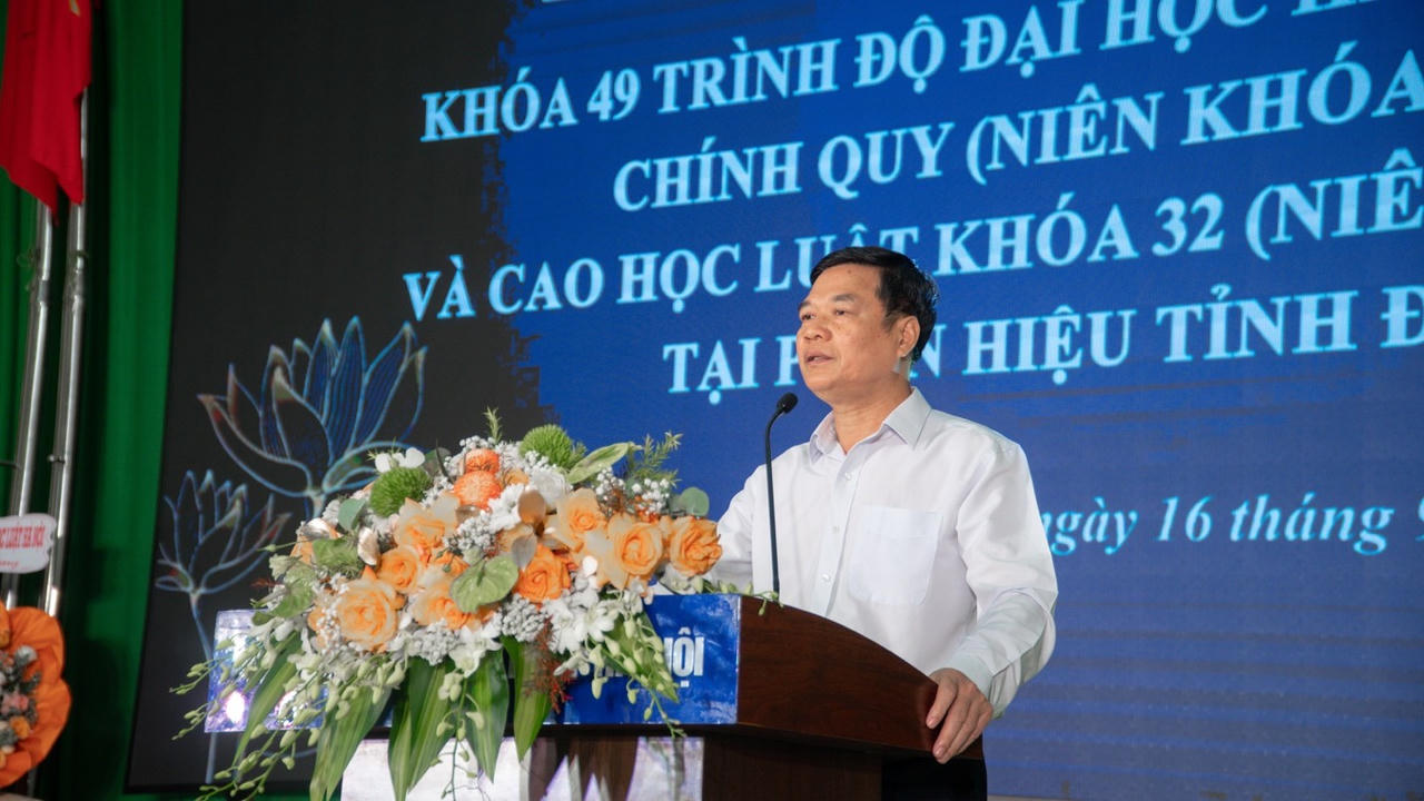 Phân hiệu Trường Đại học Luật Hà Nội tại tỉnh Đắk Lắk khai giảng Khóa 49 trình độ đại học và Cao học luật Khóa 32