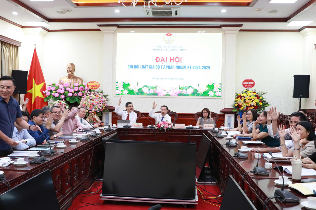 Đại hội Chi hội Luật gia Bộ Tư pháp nhiệm kỳ 2024-2029