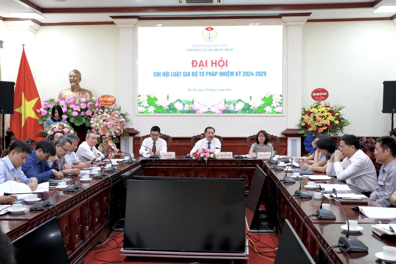 Đại hội Chi hội Luật gia Bộ Tư pháp nhiệm kỳ 2024-2029