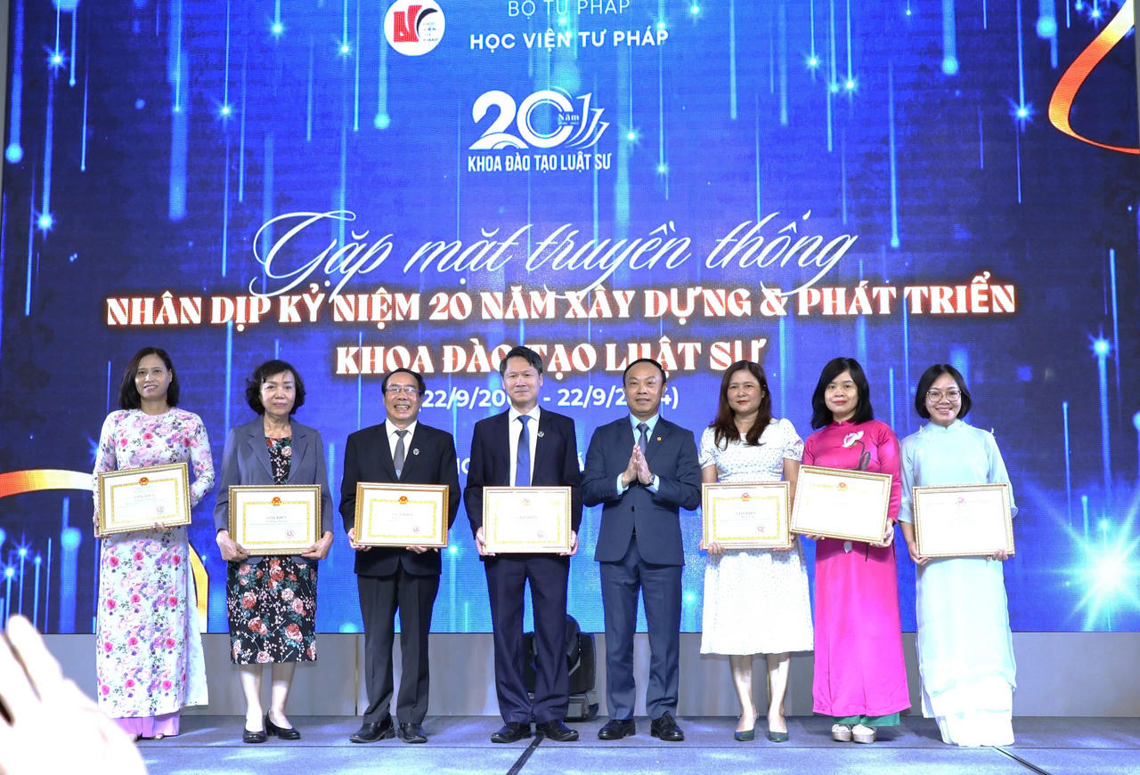 Học viện Tư pháp: Kỷ niệm 20 năm xây dựng và phát triển Khoa Đào tạo Luật sư