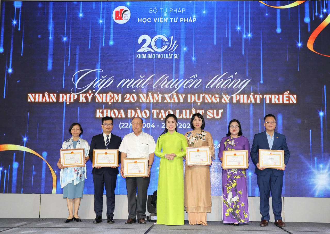 Học viện Tư pháp: Kỷ niệm 20 năm xây dựng và phát triển Khoa Đào tạo Luật sư