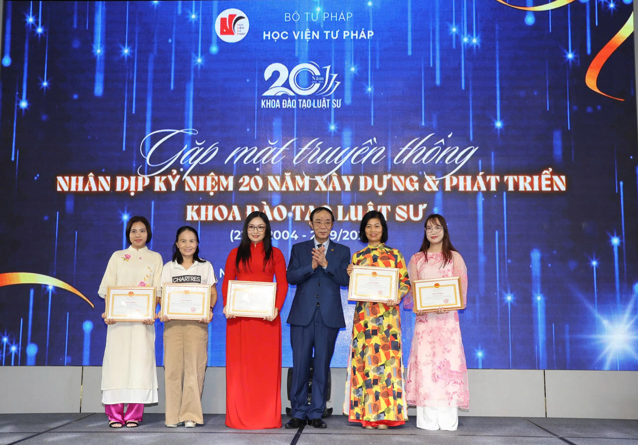 Học viện Tư pháp: Kỷ niệm 20 năm xây dựng và phát triển Khoa Đào tạo Luật sư